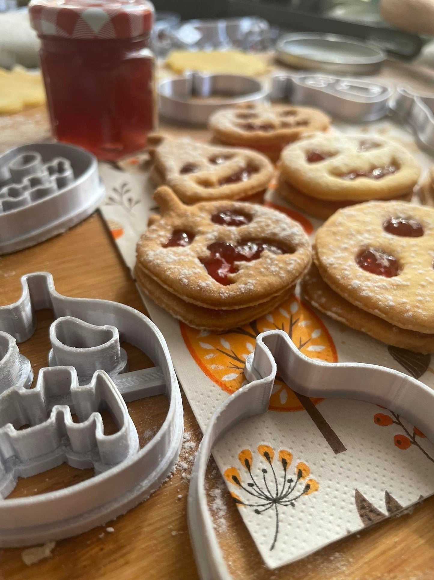 Koponya Linzer Sütikiszúró Szett - Halloween - Süthet3d