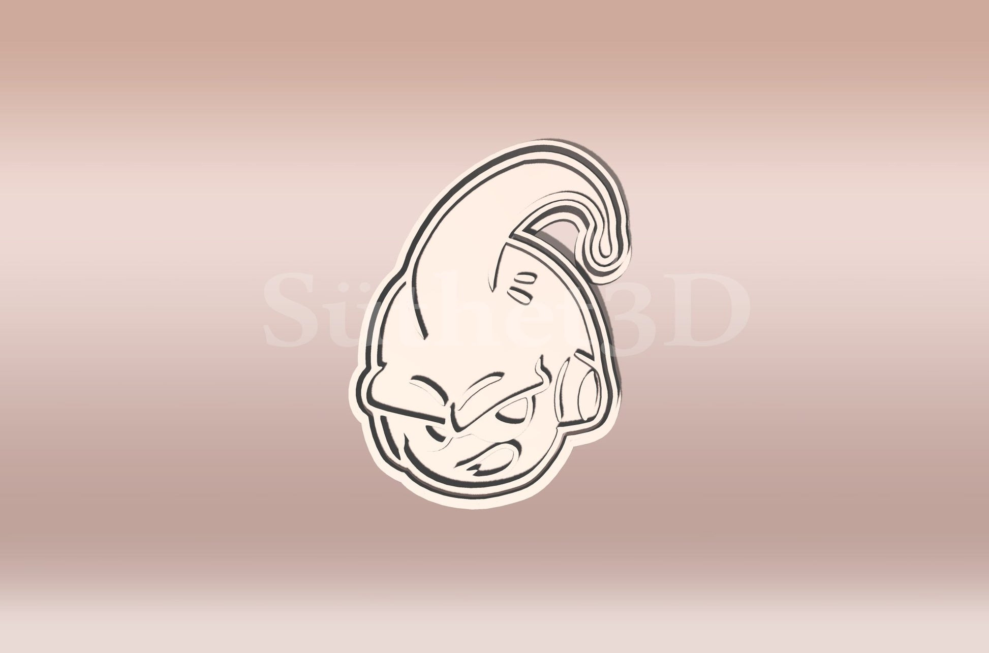 Majin Buu Chibi Dragon Ball Sütikiszúró - Süthet3d