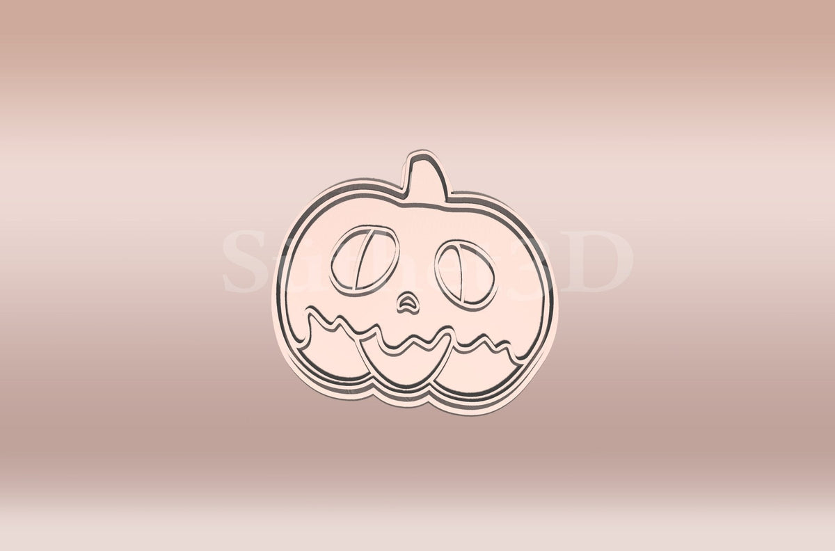 Mérgezett Tök Sütikiszúró - Halloween - Süthet3d