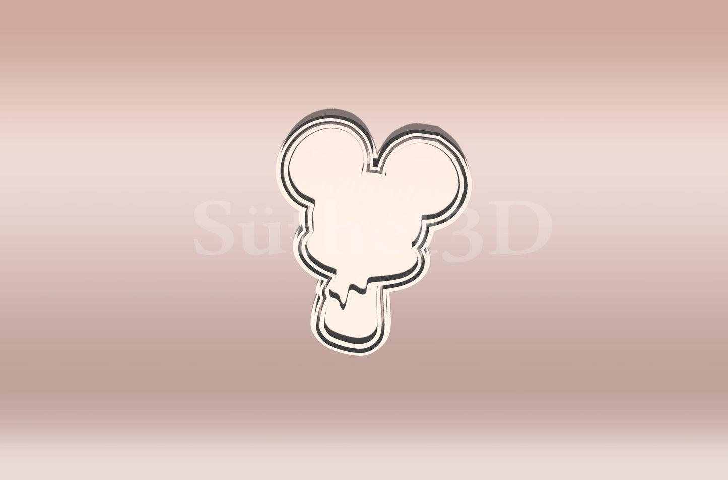 Mickey Egér stílus #7 Sütikiszúró - Süthet3d