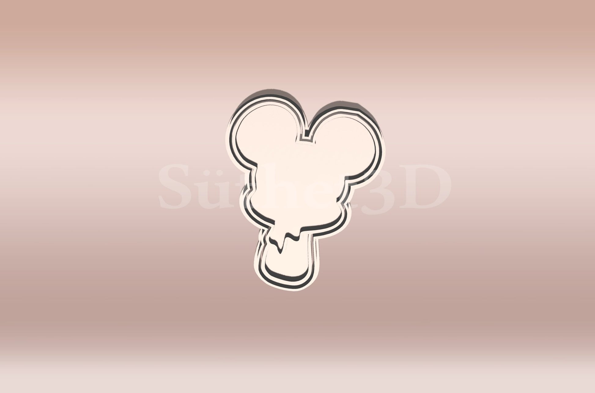 Mickey Egér stílus #7 Sütikiszúró - Süthet3d