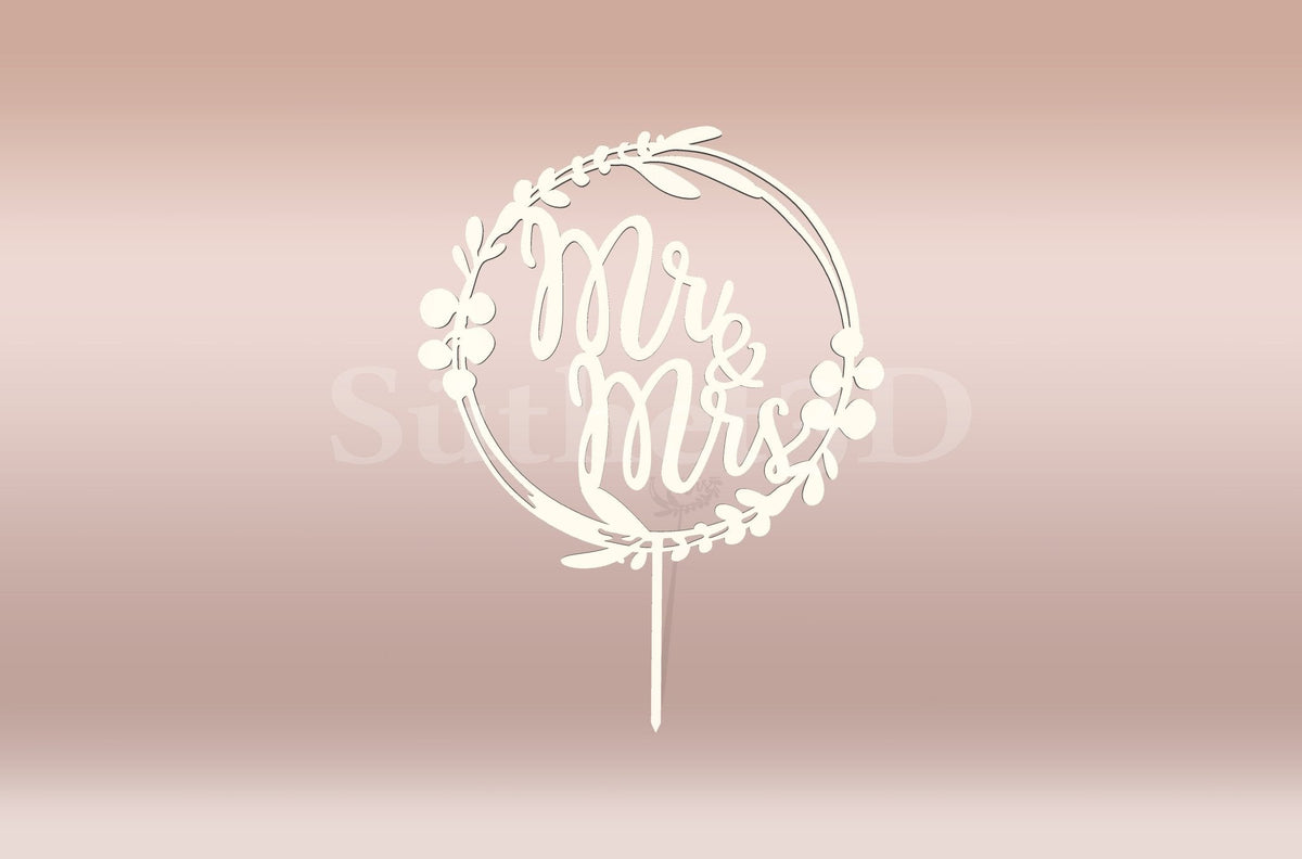 Mr & Mrs Tortabeszúró / Cupcake Díszítő - Süthet3d