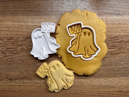 Szellem Boo Sütikiszúró - Halloween - Süthet3d