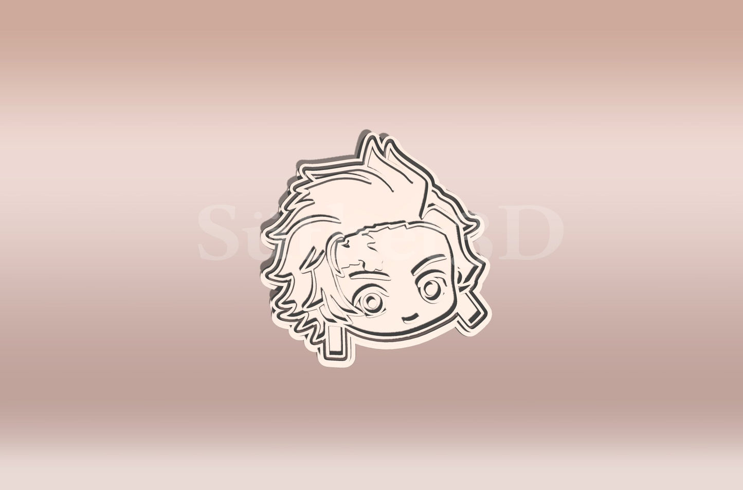 Tanjiro Chibi Demon Slayer Sütikiszúró - Süthet3d