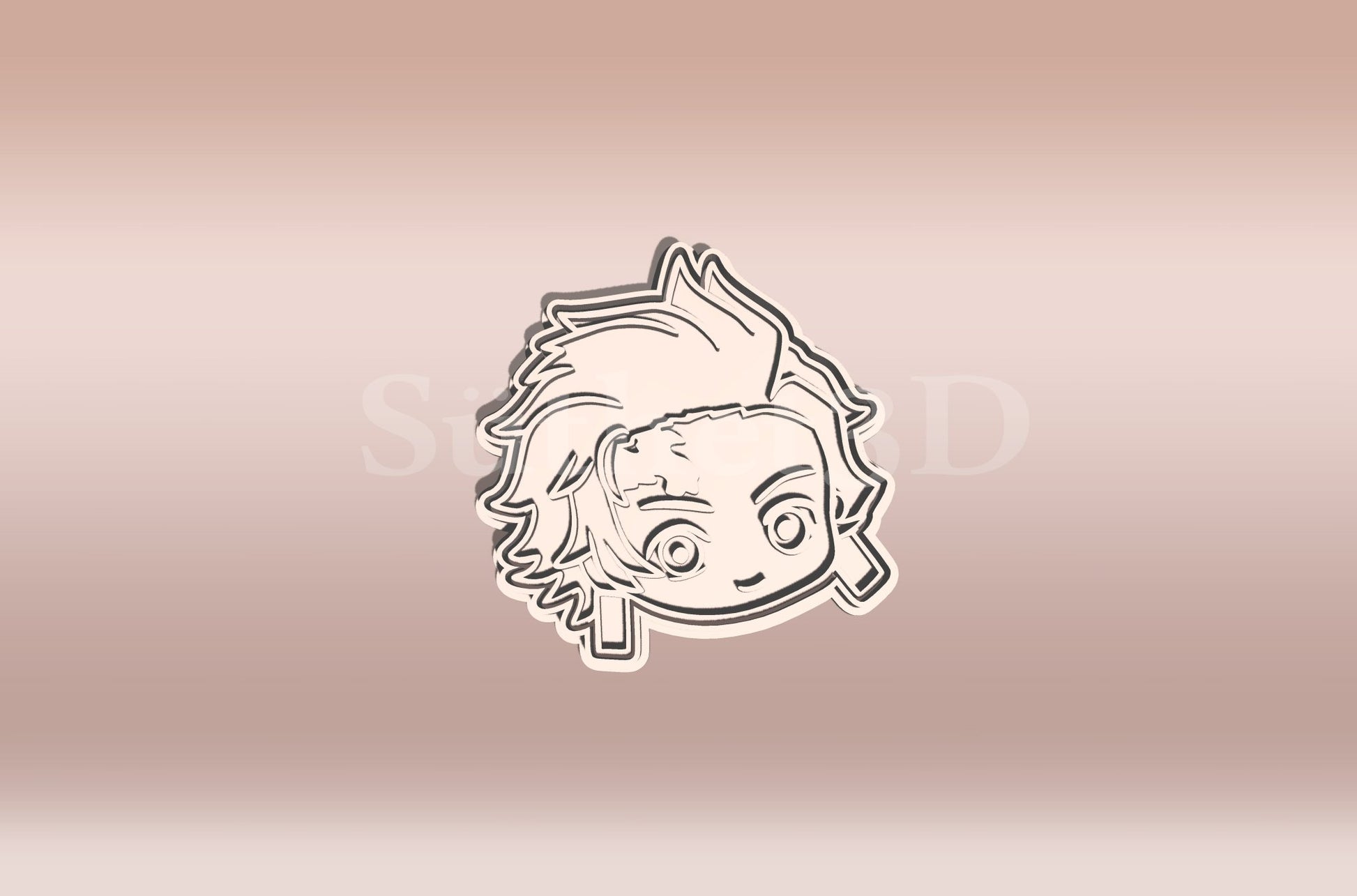 Tanjiro Chibi Demon Slayer Sütikiszúró - Süthet3d