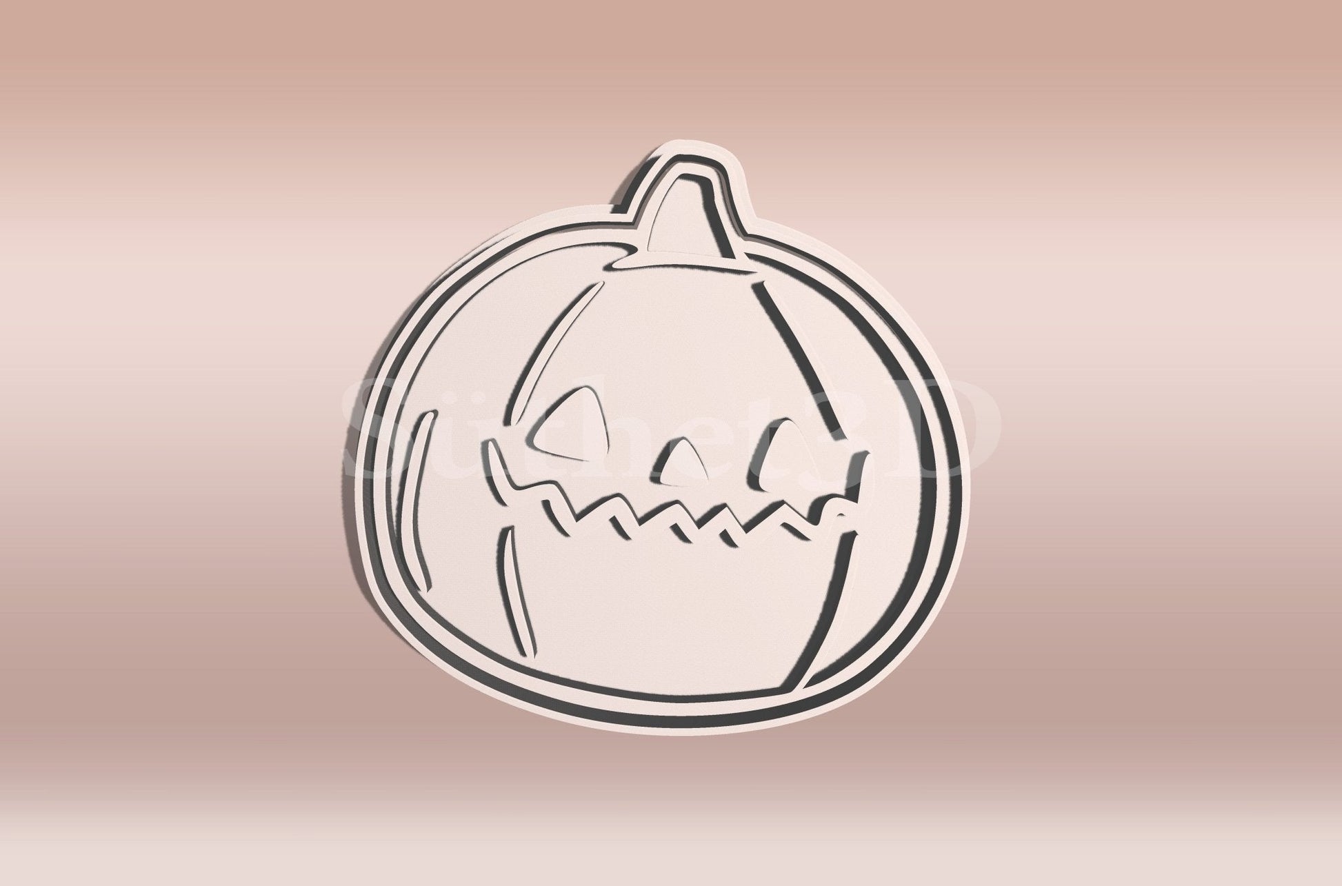 Tökfej #3 Sütikiszúró - Halloween - Süthet3d