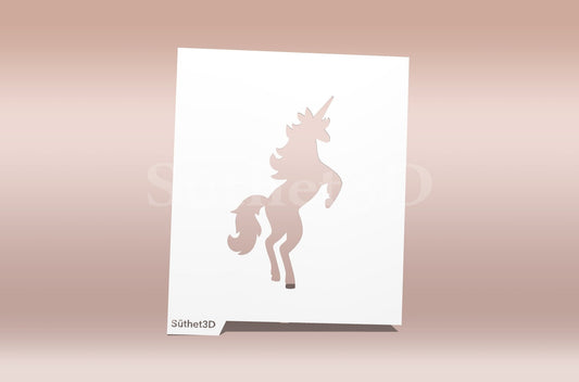 Unikornis Stencil - Süthet3d