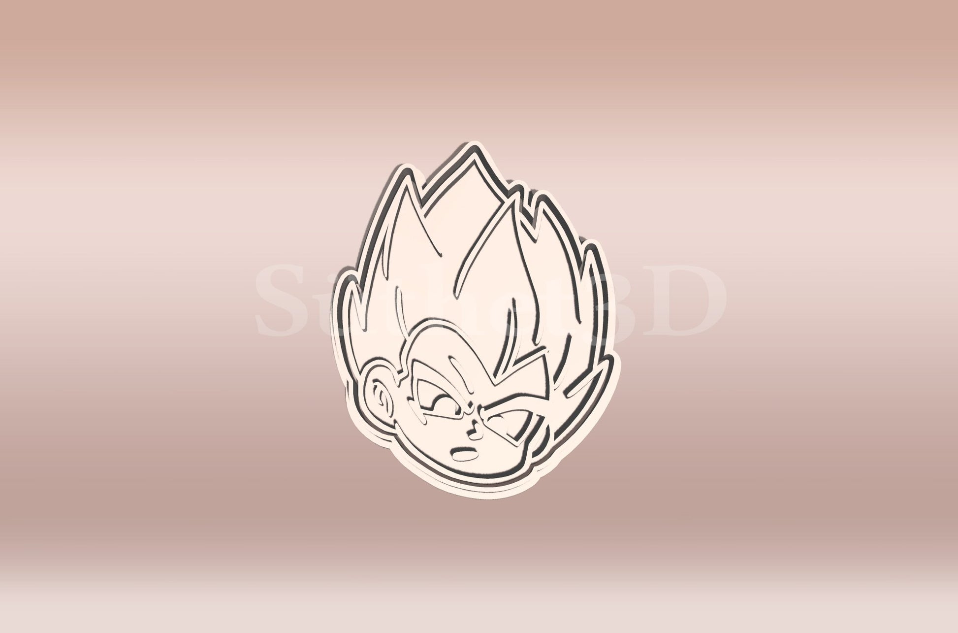 Vegeta Chibi Dragon Ball Sütikiszúró - Süthet3d
