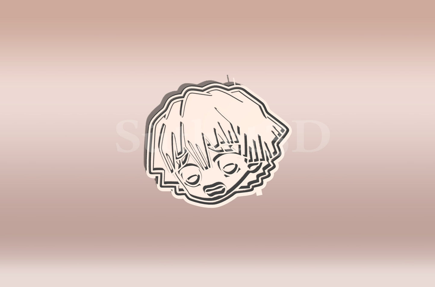 Zenitsu Chibi Demon Slayer Sütikiszúró - Süthet3d